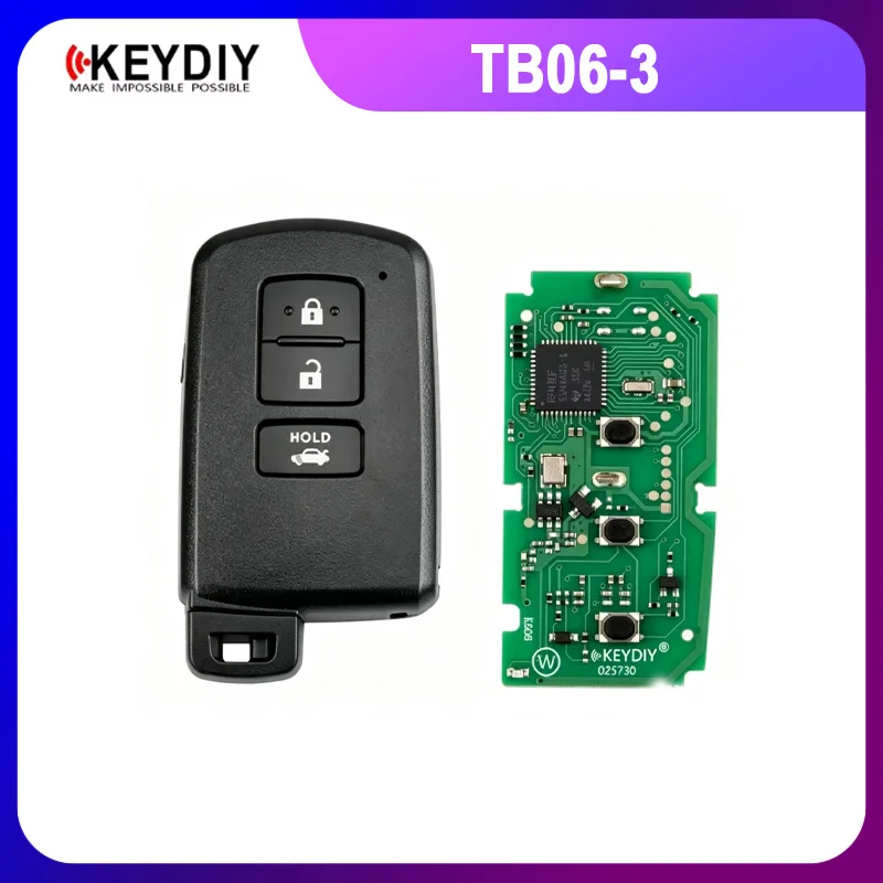 KEYDIY KD TB06-3 Universal Smart Remote Key 3 Buttons TB Series Type Compatible