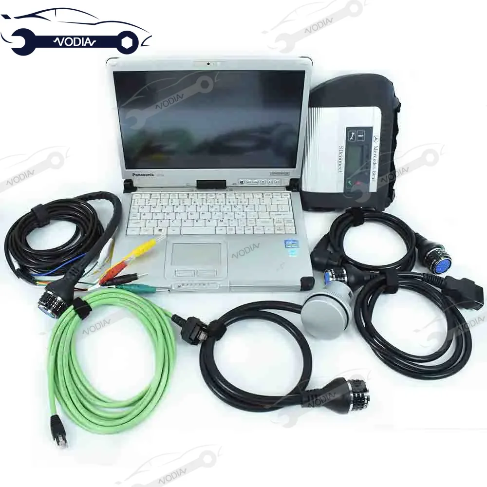 

New Full Chip MB STAR C4 2023.12 Software MB SD Connect Compact 4 Diagnostic Tool With cfc2laptop