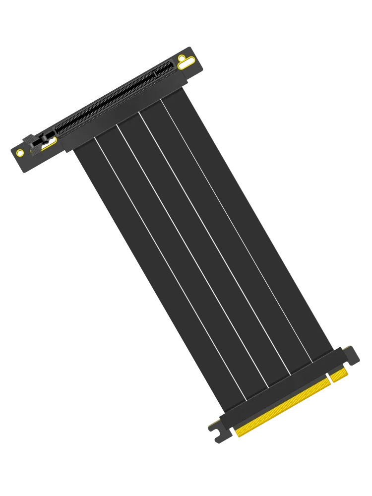 ATX Chassis 90° 180° Graphics Card Extension Cable PCI Express Gen4 Riser Shielded Extender Full Speed 4.0 PCI-E X16 Riser Cable