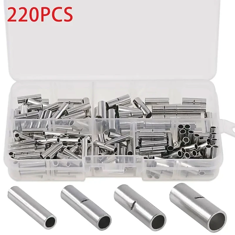 Mới 200 Chiếc Chuyên Nghiệp Dây Uốn Nhẫn & 45 Ống Co Nhiệt Dùng Cho Điện