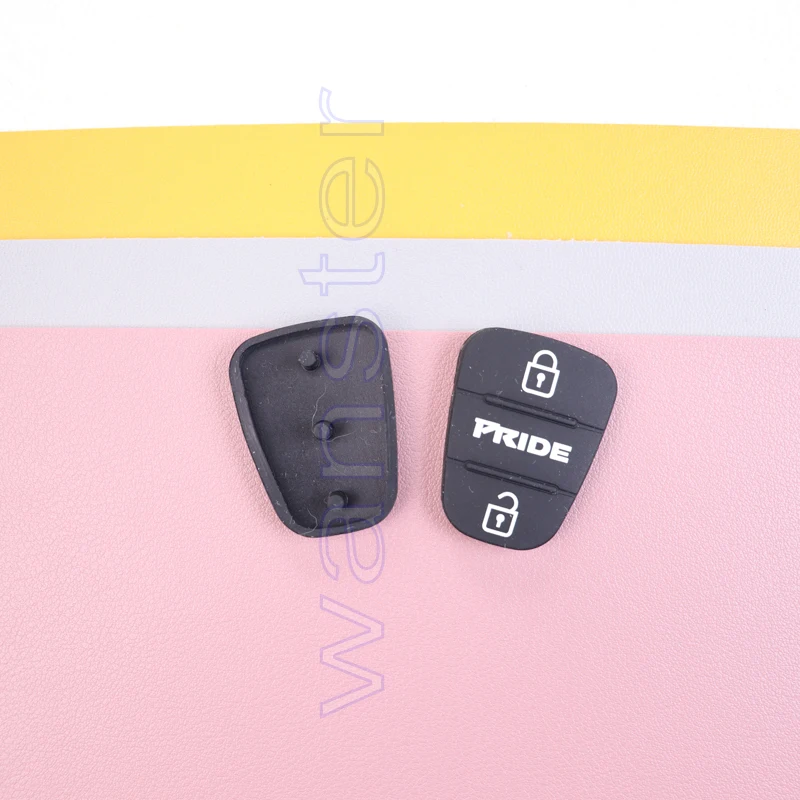 For Hyundai/kia Porter Verna Bongo Solaris Accent Sportage Rio Morning Picanto K2 K5 I20 Ceed Elantra Car Key Rubber Buttons Pad view 4