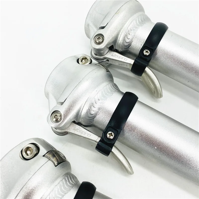 Litepro 29CM 35CM 40CM Silver Right Folding Stem Aluminum Alloy Quick Release Stem For Dahon Bay412 K3 K3puls Folding Bike Stem