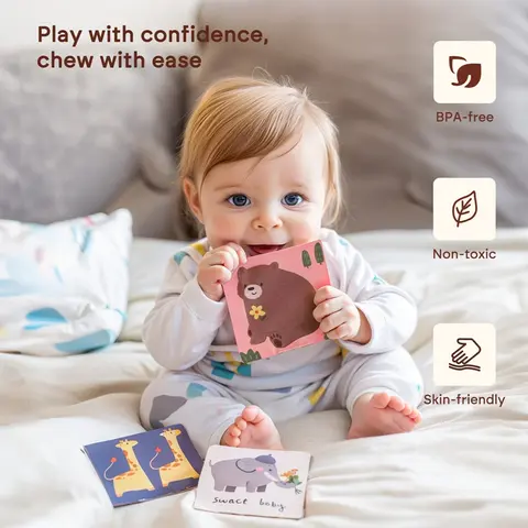 Montessorileksaker Magisk bomullsdjursnäsduksask Barnfingerövning Upptagen brädleksaker Babypedagogisk aktivitet Sensorisk spelgåvor 8 best sales Montessorileksaker Dropship - №7