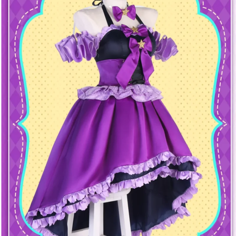 

Shugo Chara Tsukiyomi Utau Cosplay Costume Anime Women Lovely Dress Uniform Role Play Clothing Carnival Halloween Suit New