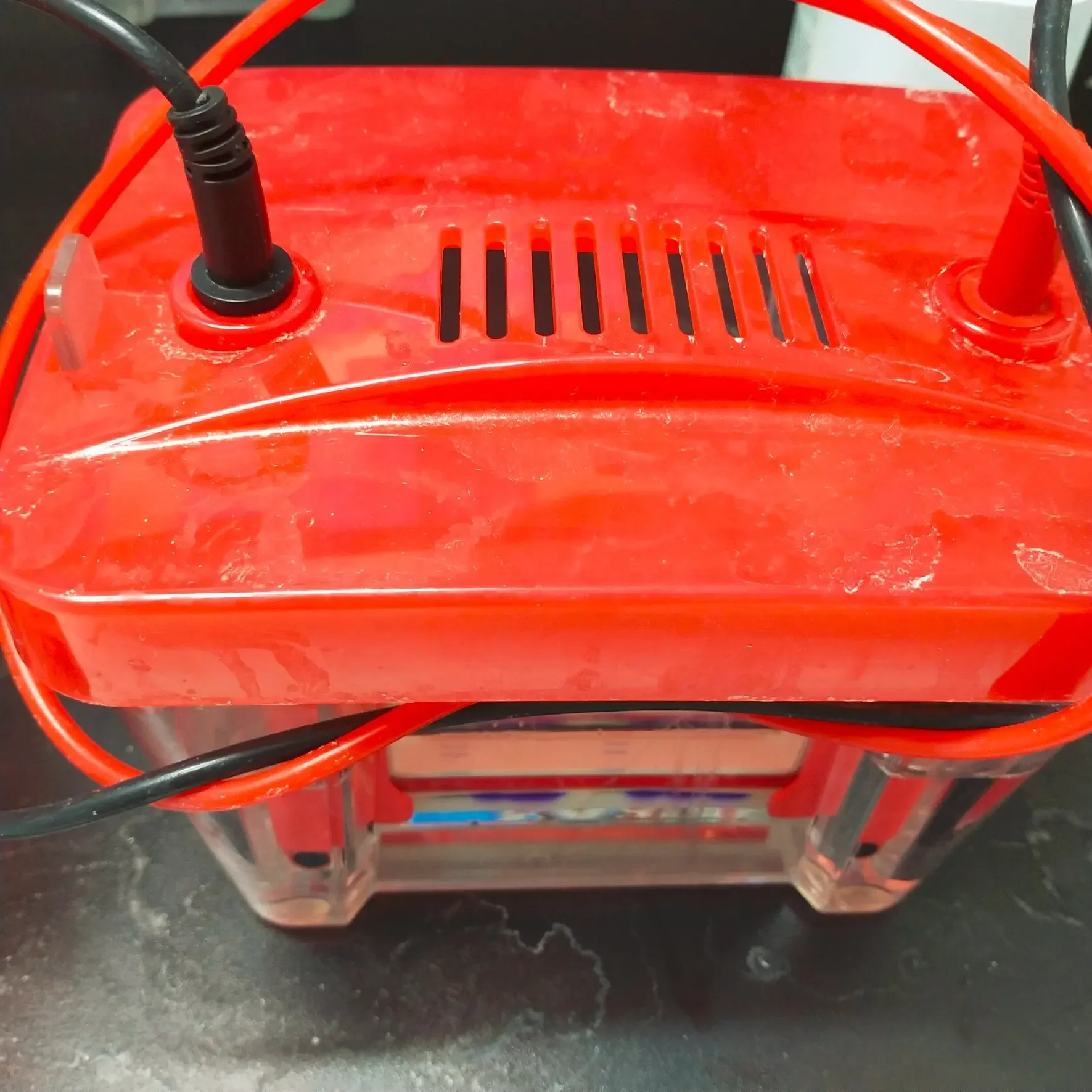 Peralatan Elektroforesis MINI Vertikal Gel Tangki Elektroforesis Instrumen Lab Penelitian Biologi Servis Plastik 95*87Mm