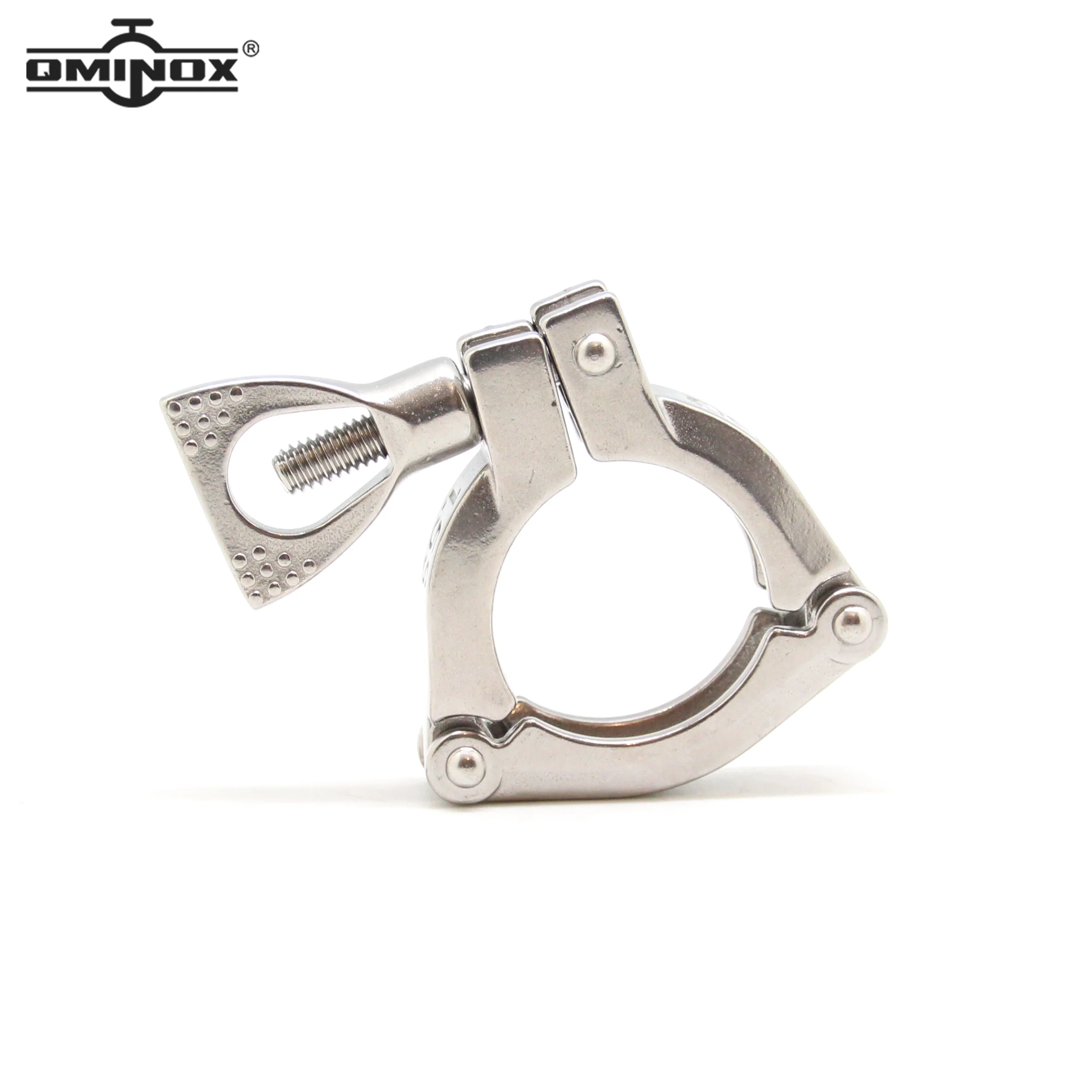 QMINOX SS304 three pieces Clamps ISO Three Segment Heavy Duty Tri-Clamp 1.5\