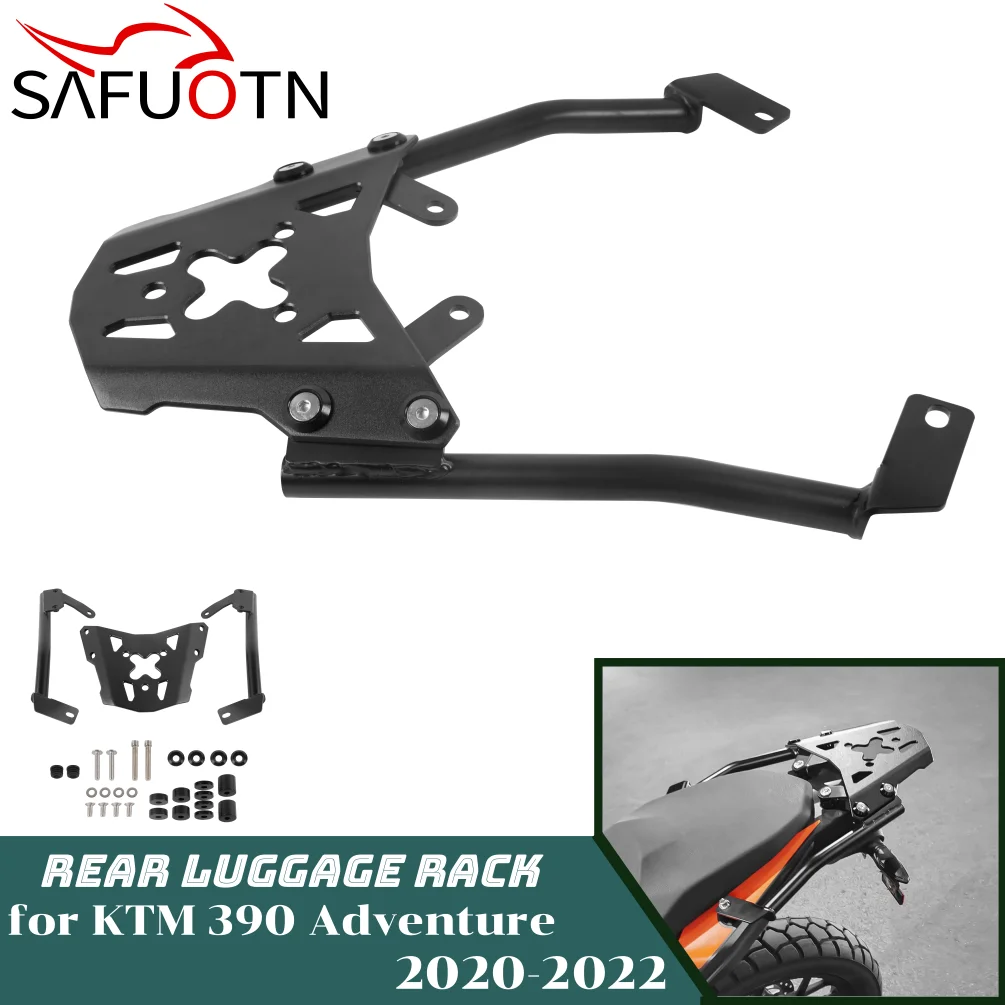 for KTM 390 Adventure Adv Rear Luggage Rack Motorcycle Top Case Rear Carrier Support Bracket 390 Adv 2020-2023 2022 Accessories