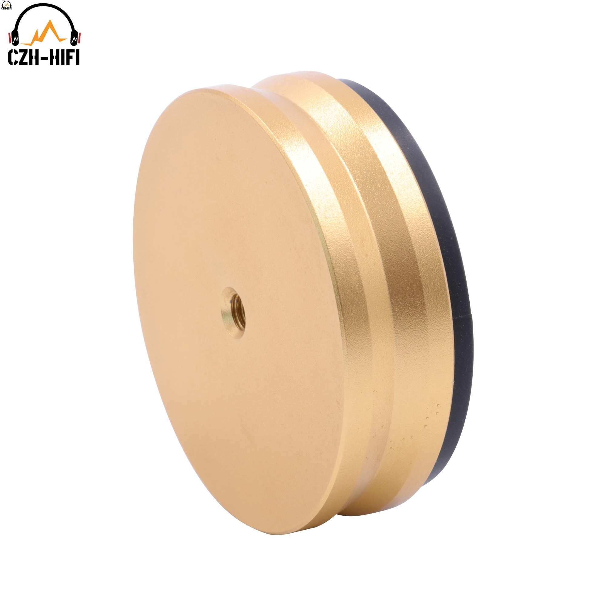 1pc 44x15mm bearbeitete solide Voll aluminium Isolation Füße Stand Pad Kegel Boden Basis für Hifi Audio Amp Lautsprecher Plattenspieler Computer – Detail 4