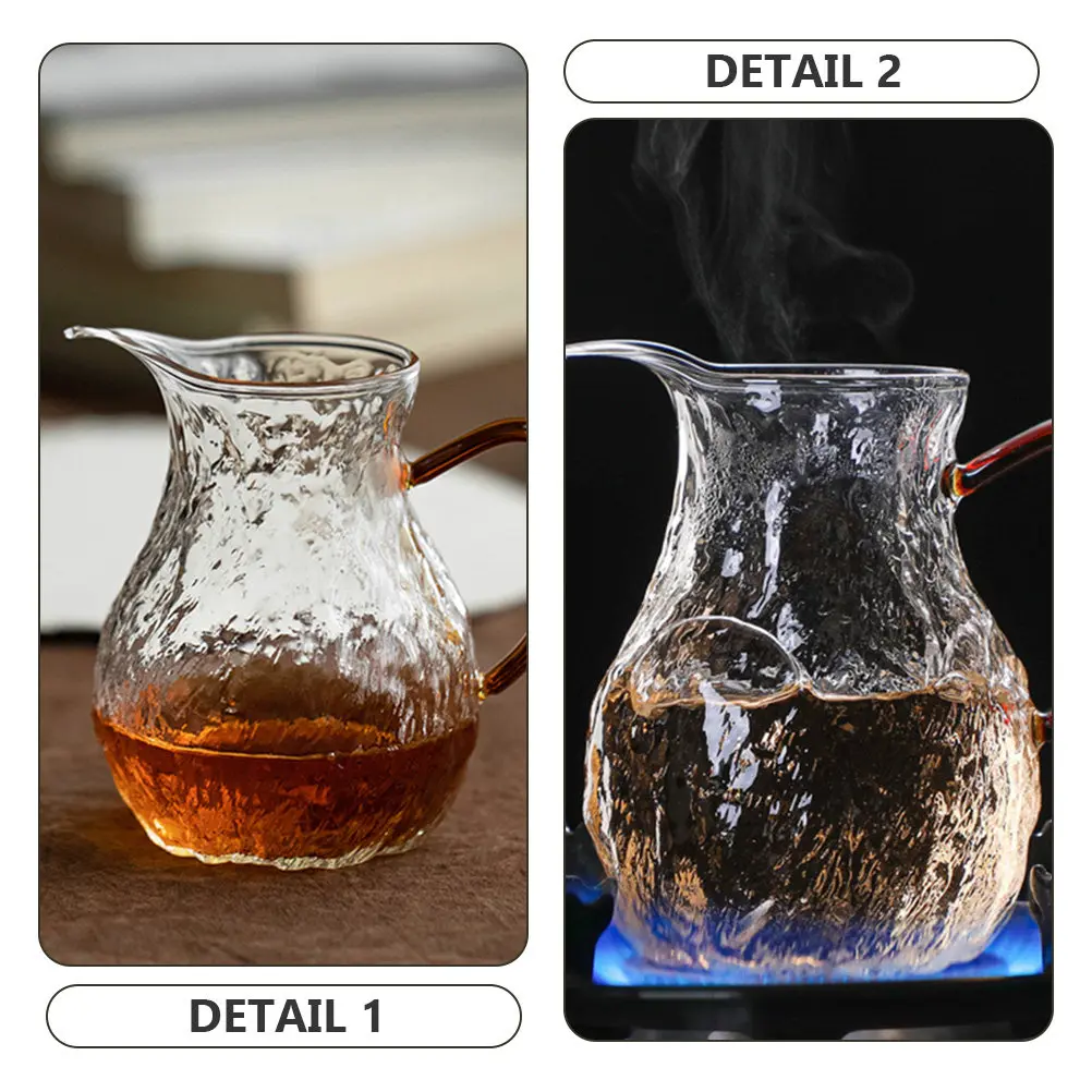 

Chinese Style Glass Teapot 330ml Heat Resistant Safe Exquisite Craftsmanship Elegant Design Housewarming Gift Tea Pot