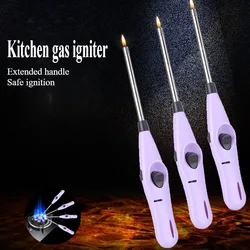 Gas Lighter Outdoor Camping BBQ Ignition Gun High Flame Smoking Accessories Gas Stove Cigarette Lighters and Home Kitchen Tools