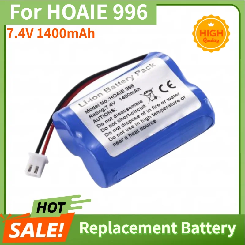7.4V 1400mAh High Quality Battery for HOAIE 996 Replacement Battery