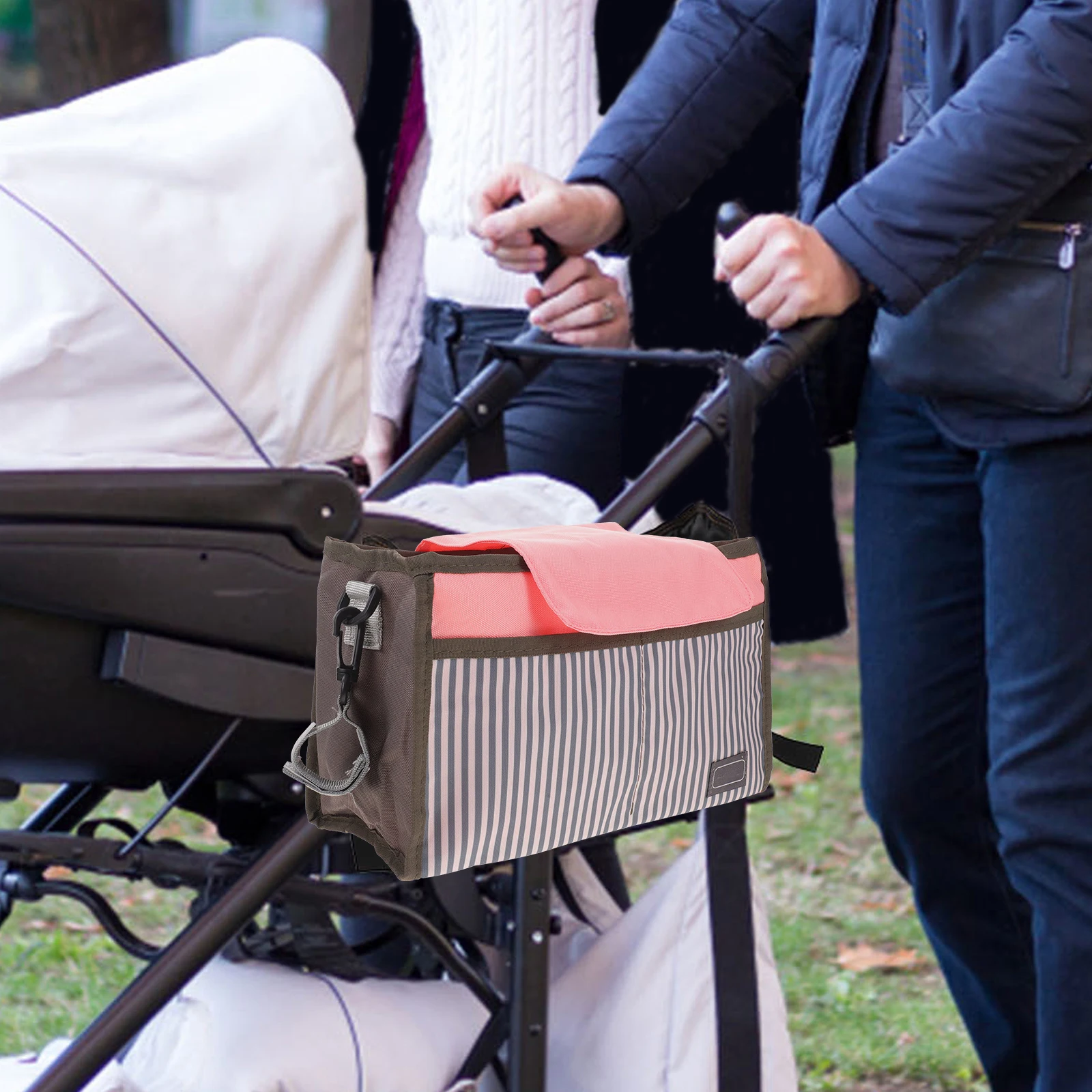 

Stroller Bag Multi Function Large Capacity Lightweight Storage Organizer Diaper Travel Accessories Plastic Bottle