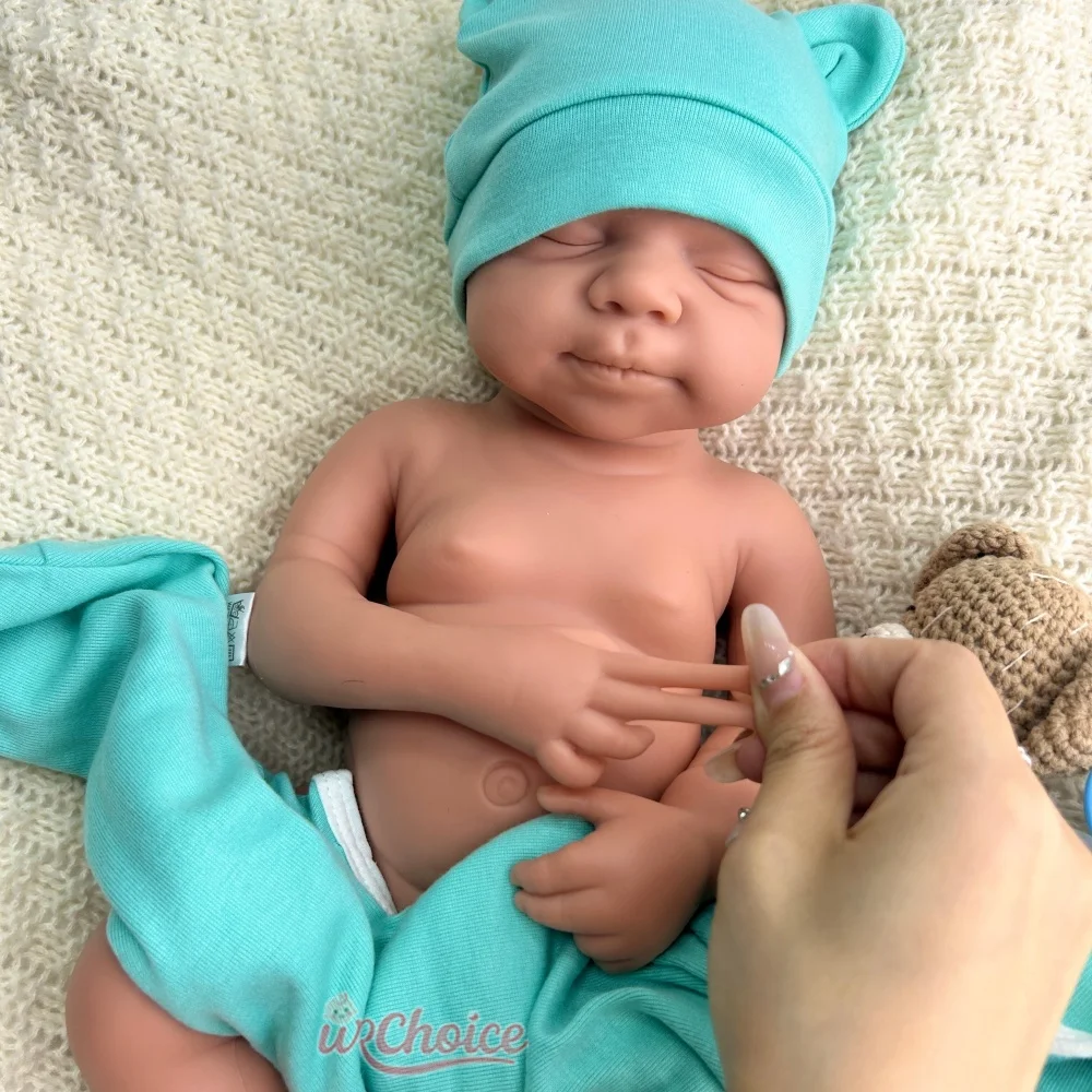 Regalo de muñeca recién nacido realista lavable de boca abierta de 50 cm de bebé y niña Pascale completa de silicona suave renacida para el coleccionista del artista