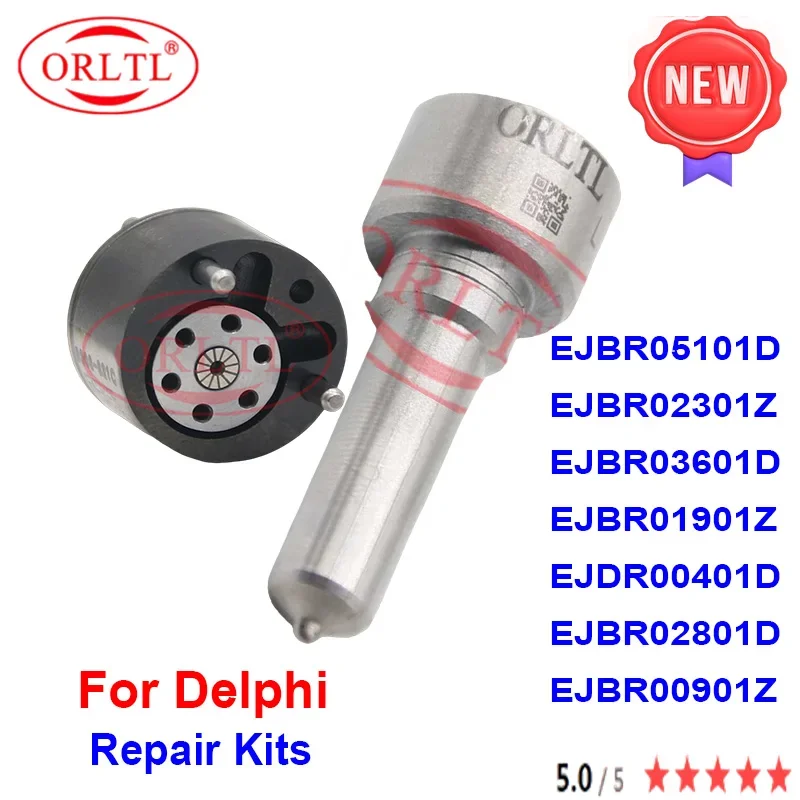 ORLTL Nozzle+Valve Repair Kits For DELPHI INJECTOR EJBR05101D EJBR02301Z EJBR03601D EJBR01901Z EJDR00401D EJBR02801D EJBR00901Z