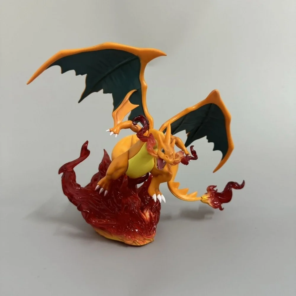 アニメポケモンリザードンパレットタウン-pvc-アクションフィギュアコレクタブルモデル人形玩具-20-センチメートル