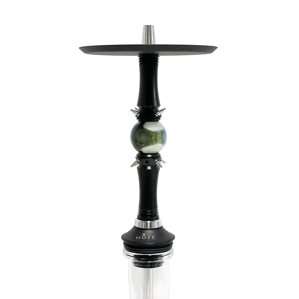 2 Hookah Shisha Set 304 Stainless Steel Moze Sphere Narguile Chicha Hookah with Bottle