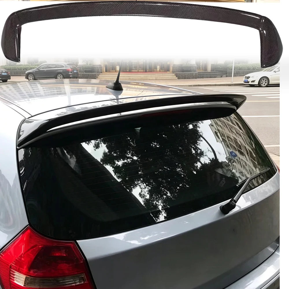 

for BMW 1 Series E87 sedan pure carbon fiber trunk pressure wing 118i E81 no drilling non-destructive installation rear spoiler