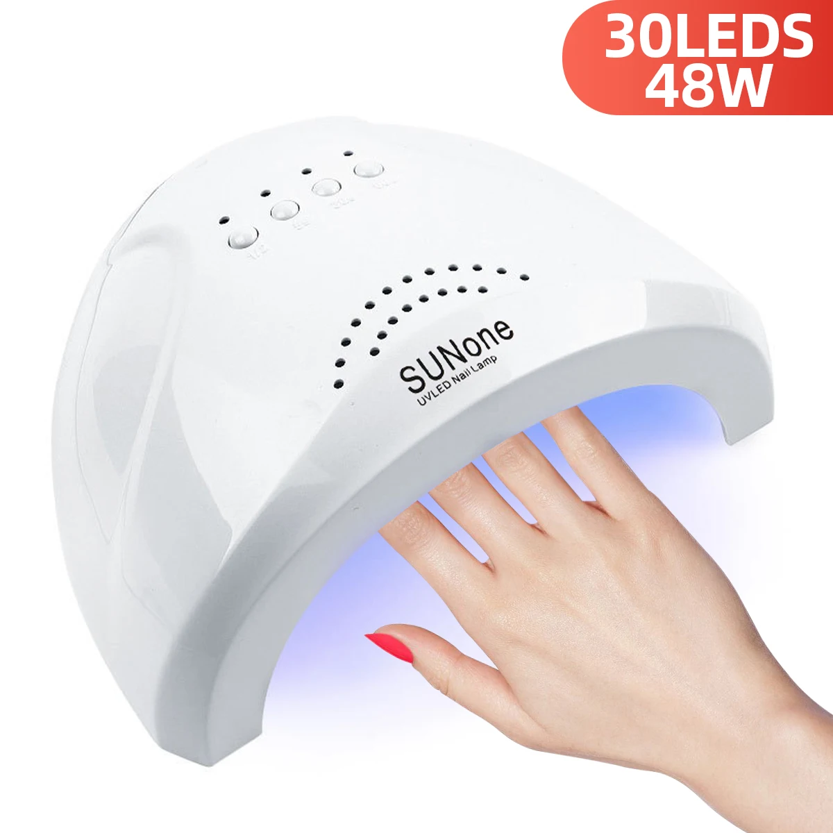 Profissional uv led lâmpada do prego 48w grande potência 30leds luz secador de unhas para manicure secagem gel unha polonês sensor ferramentas da arte das unhas