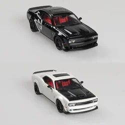 Stance Hunters 1:64 Dodge SRT Hellcat Pearl White /Black Diecast Model Car