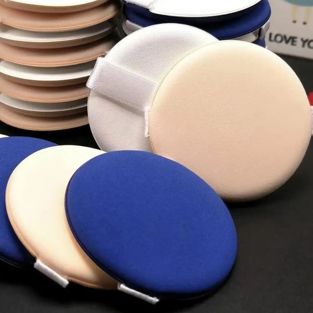 5個入りスムースコスメティックパフ、フェイシャルパウダーパフ、ソフトメイクアップファンデーションスポンジ、コスメティックエアクッションパッド、女性用ビューティーツール