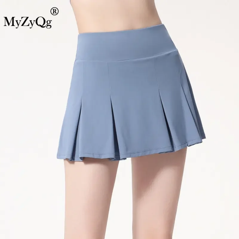 

MyZyQg Women Summer Sports Short Skirt Running Breathable Anti-slip A-line Fitness Dance Training Yoga Tennis Skorts