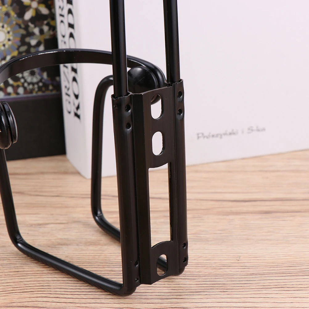 

2pcs Alloy Water Cage Durable Bike Bottle Holder Motorcycle Scooter Bottle Rack Portable Sturdy Black For Bicycle Light