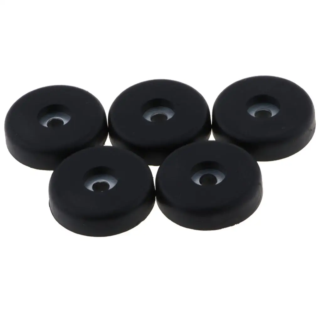 5 Pieces 40x10mm Cabinet Amplifier Speaker CD Isolation Rubber Feet Pad Base premium durable non-skid rubber