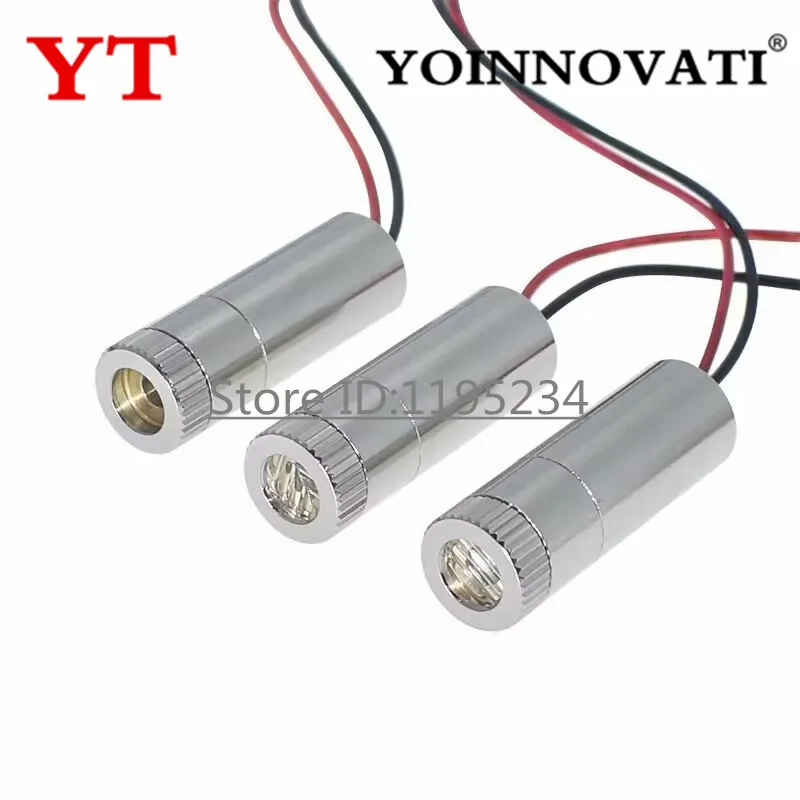 405nm Blue Violet Laser Module Dot Laser Cross Laser Line LaserHead Laser 10mW Adjustable Focus12MM3V-5V