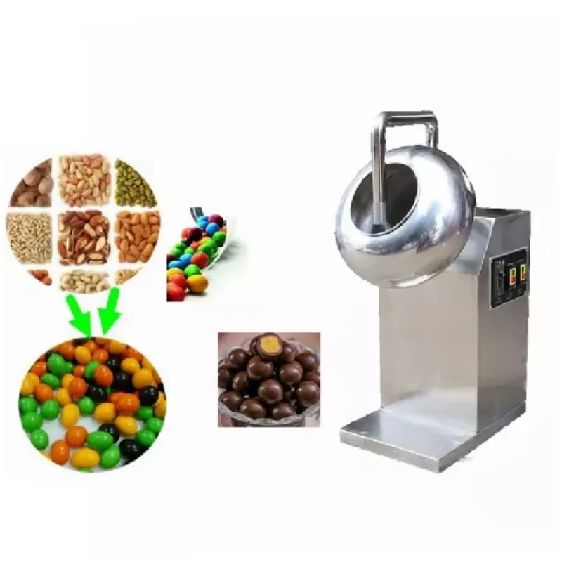 Commercial Electric Heating Function Chocolate Almond Nut Coating Machine Peanut Sugar Coating Machine