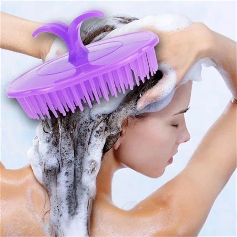 2 Shampoo and Massage Brushes for Shampoo and Scalp Massage Comb