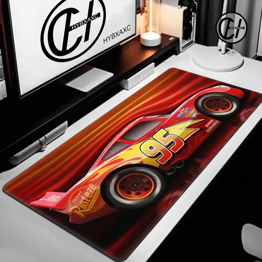 Cars Lightning McQueen Mousepad HD Printing Computer Gamers Locking Edge Non-slip Mouse Pad XXL90x40cm Keyboard PC Desk Pad