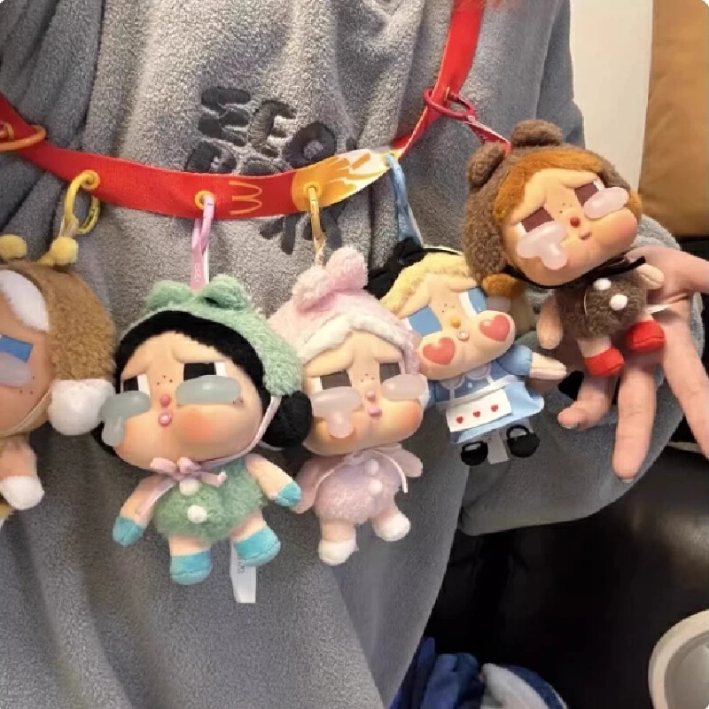 

Original Pop Mart Crybaby Tear Factory Series Plush Toys Fashion Trendy Blind Box Kawaii Hanging Gifts Collectible Vinyl Faces