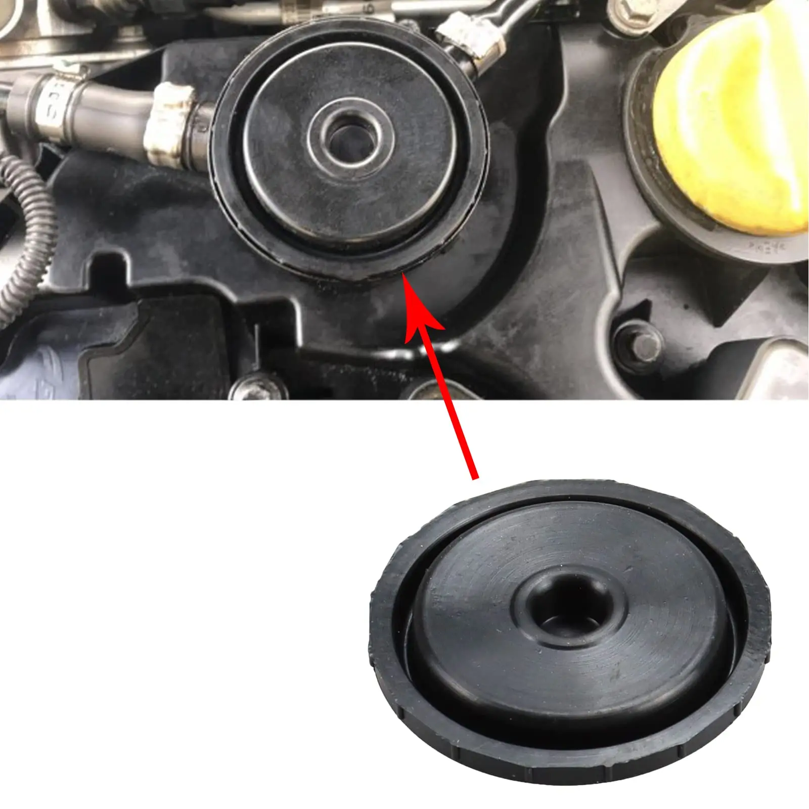 Oil Separator Diaphragm Compatible with Alfa Romeo 1.75TBI 1.8TBI 50002860 55215132 55251936