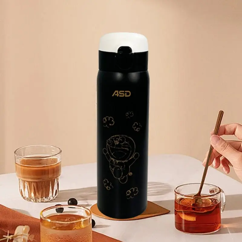 

Blue Cat 316 Stainless Steel Interior Thermos Cup for Students Kids and Boys, Easy to Open Vacuum Insulated Stylish Design