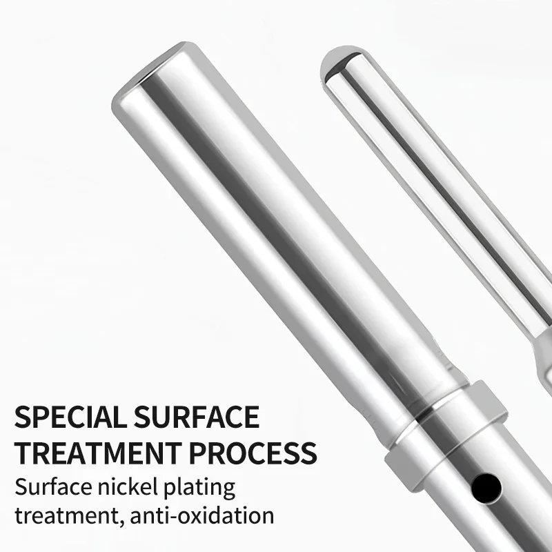 50Pcs DT 1.5mm Series Pin Contact 0462-201-16141 0460-202-16141 Stainless Steel 16AWG Deutsch Crimp Solid Female male Terminal