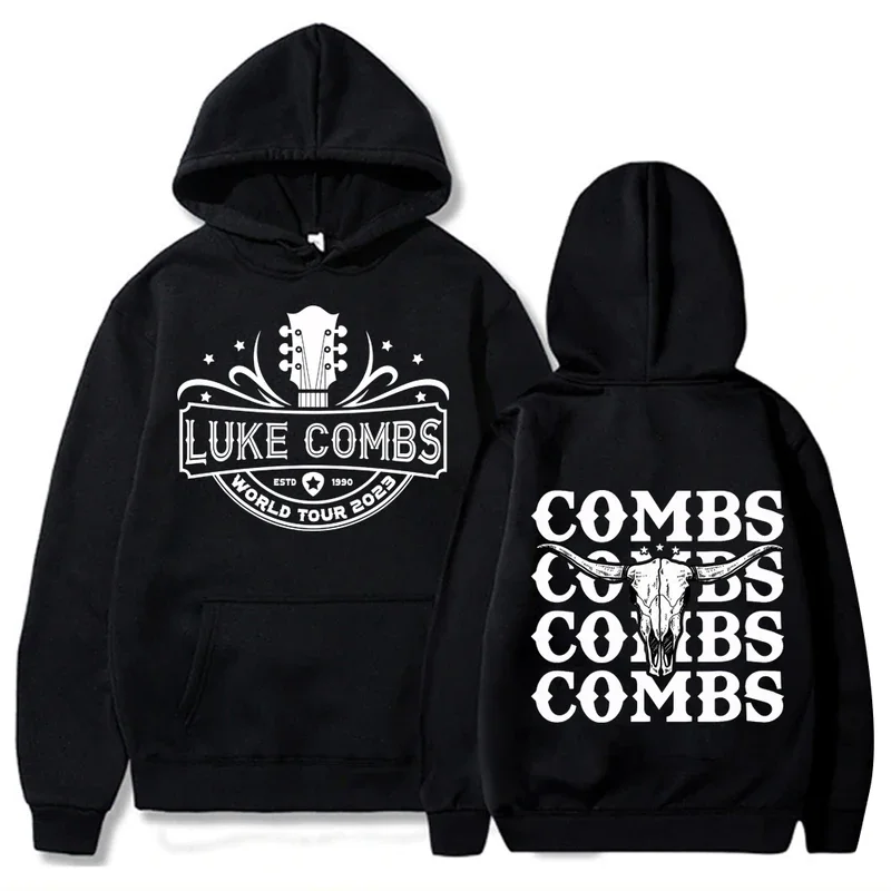 2024 Luke Combs Hoodie World Tour 2023 Country Music Western Harajuku Hip Hop Men Women Fans Gift Sweatshirts