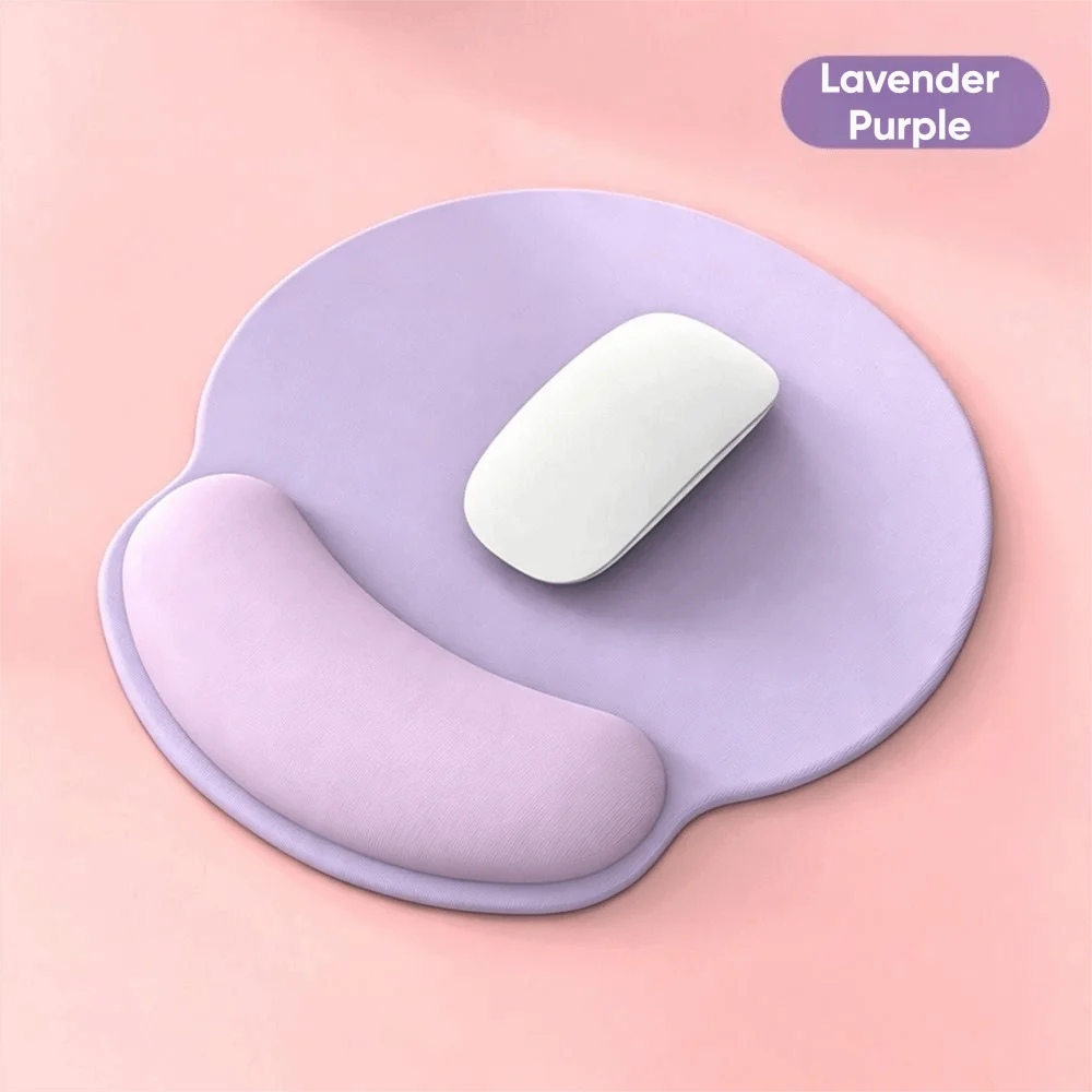 Durable Non-Slip Gradient Mouse Pad Soft Rubber Comfortable Wrist Rest Smooth Surface Desktop Wrist Support Office Use