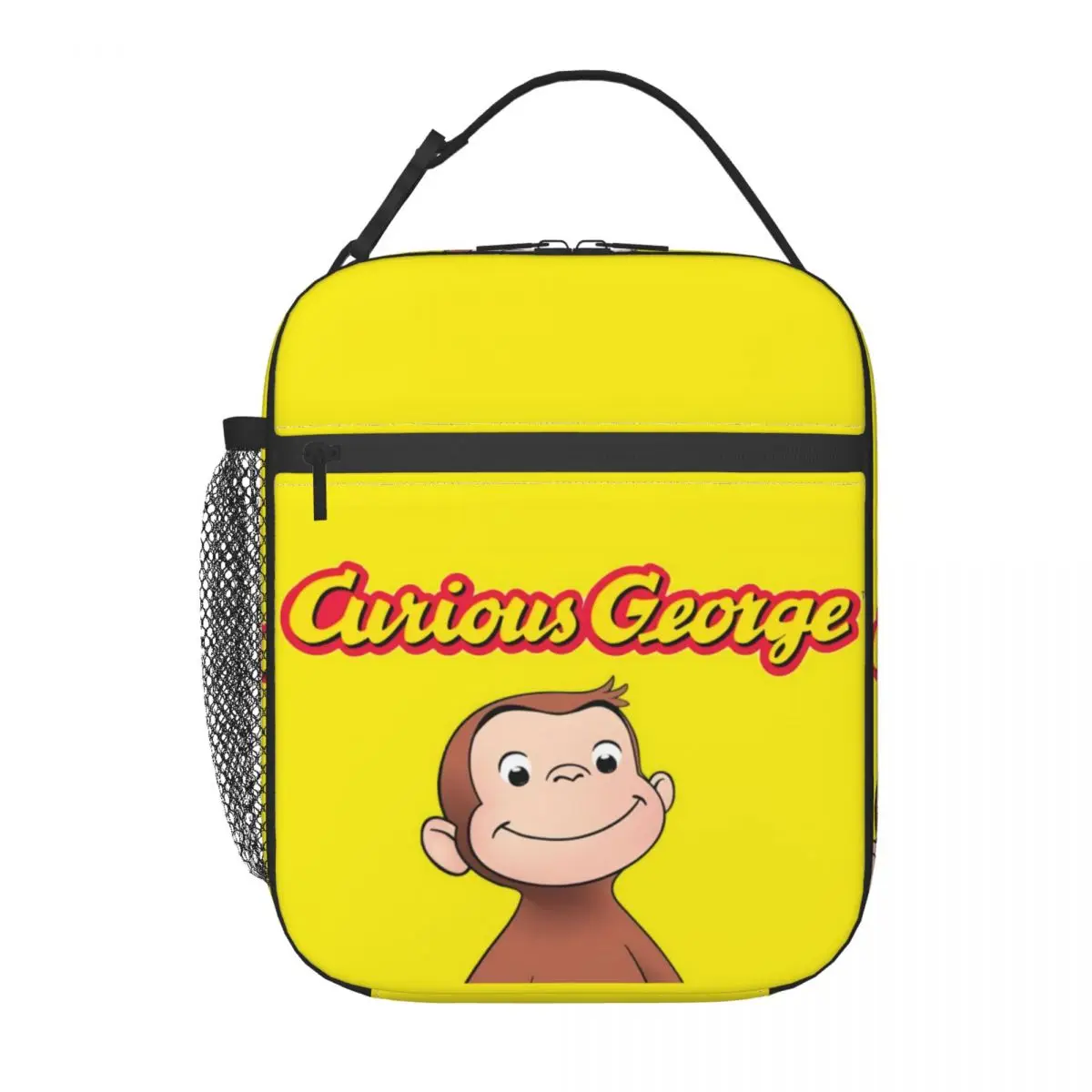 حقائب الغداء الغريبة جورج القابلة لإعادة الاستخدام للنساء متعددة الوظائف قرد الحرارية برودة الغذاء معزول حقيبة الغداء للأطفال مدرسة الأطفال