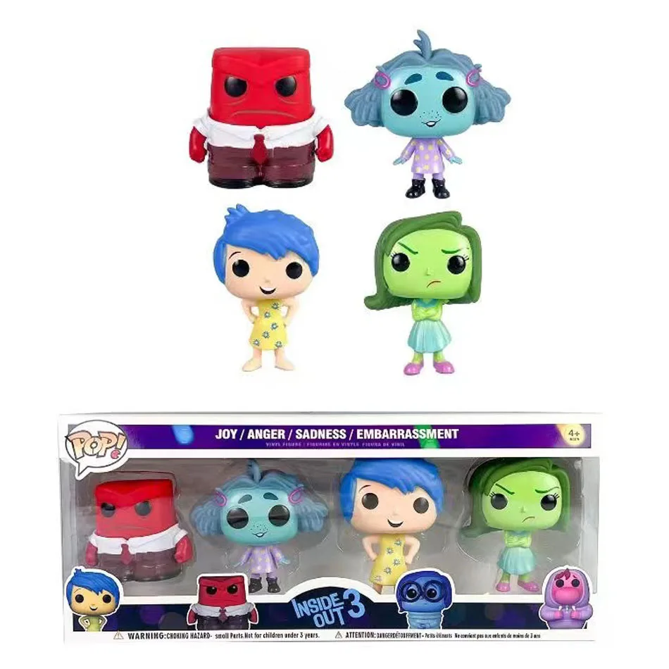 2024 Funko Pop Inside Out 2 Anime Figure Toys Ornaments Action Statue Model Doll Collection Ornament Room Decoration Toys Gifts