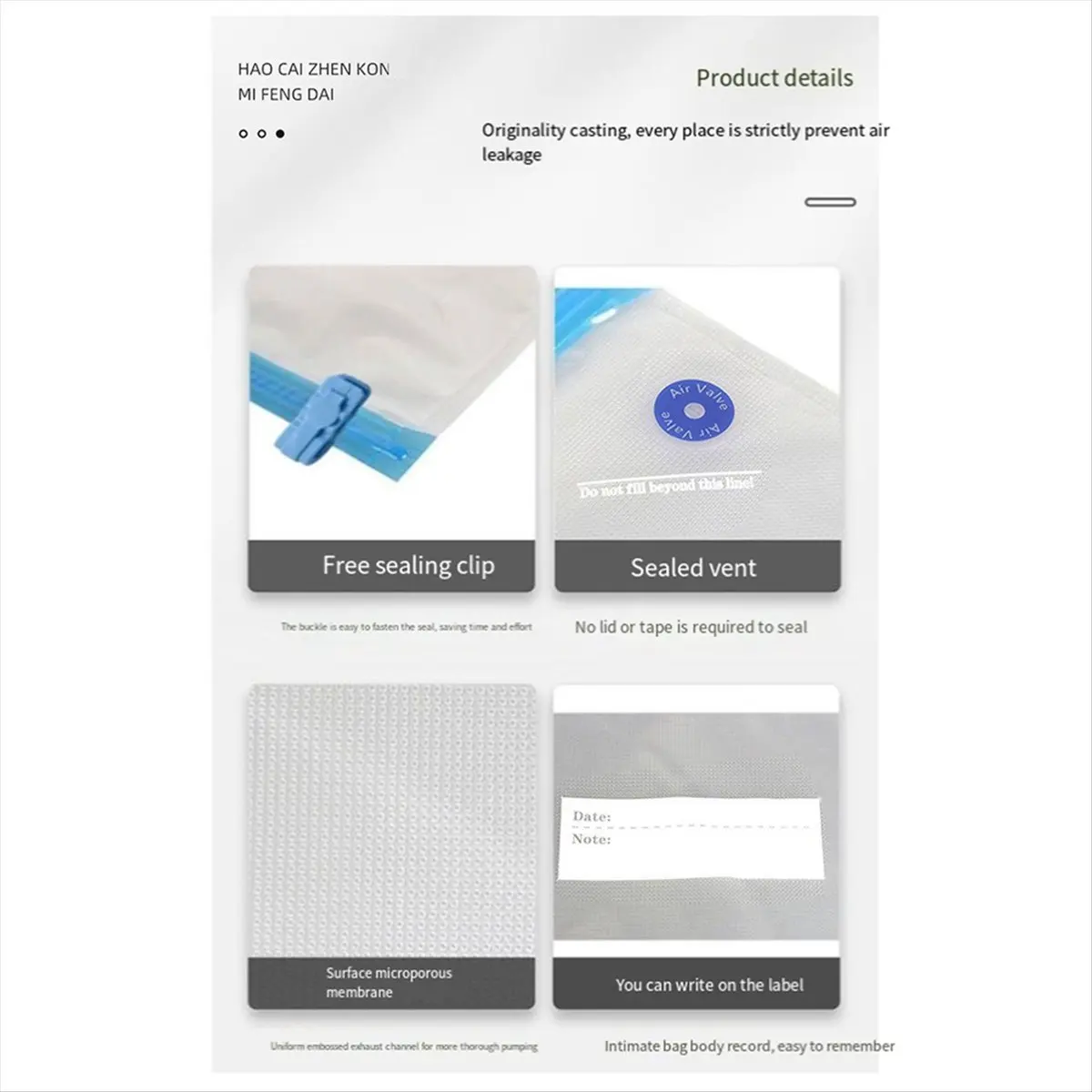*ABDH Printer Consumables Vacuum Bags 30x34 cm for 3D Printer Filament Reusable Vacuum Compression Storage Bags