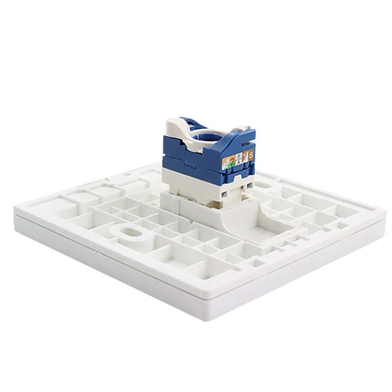1Pcs Whirling Wire CAT6 RJ45 Toolless LAN Insert Keystone Ethernet Module Jack Gigabit UTP Tool-free Ineternet Socket