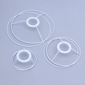 الرجعية اسطوانة مصباح الحديد الإطار ، حامل مصباح ، ثريا ، سلك ، اكسسوارات ، 1 قطعة أفضل 6 إطارات سلكية للمبيعات لمصباح الطاولة - No3