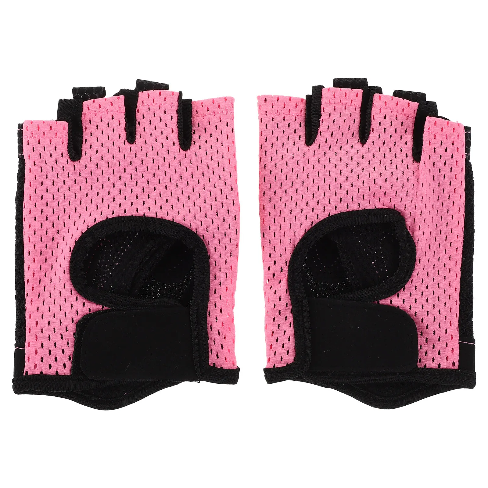 

1Pair Breathable Cycling Gloves Unisex Anti-Slip Sweat-Wicking Fitness Gloves Lightweight Half Finger for Outdoor Cycling Gym
