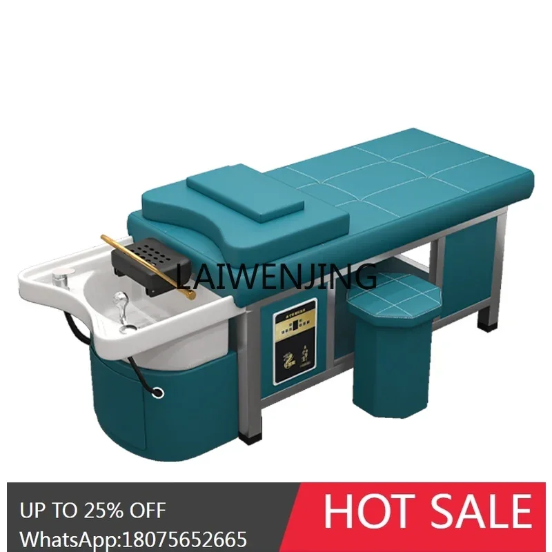 ceramic basin head treatment bed water circulation fumigation beauty salon massage massage bed