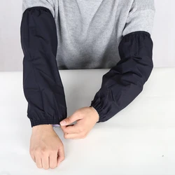 Solid Color Waterproof And Oil-proof Extended Sleeves Women Men Elastic Arm Sleeve Working Sleeves Lengthened Enlarged Sleeves