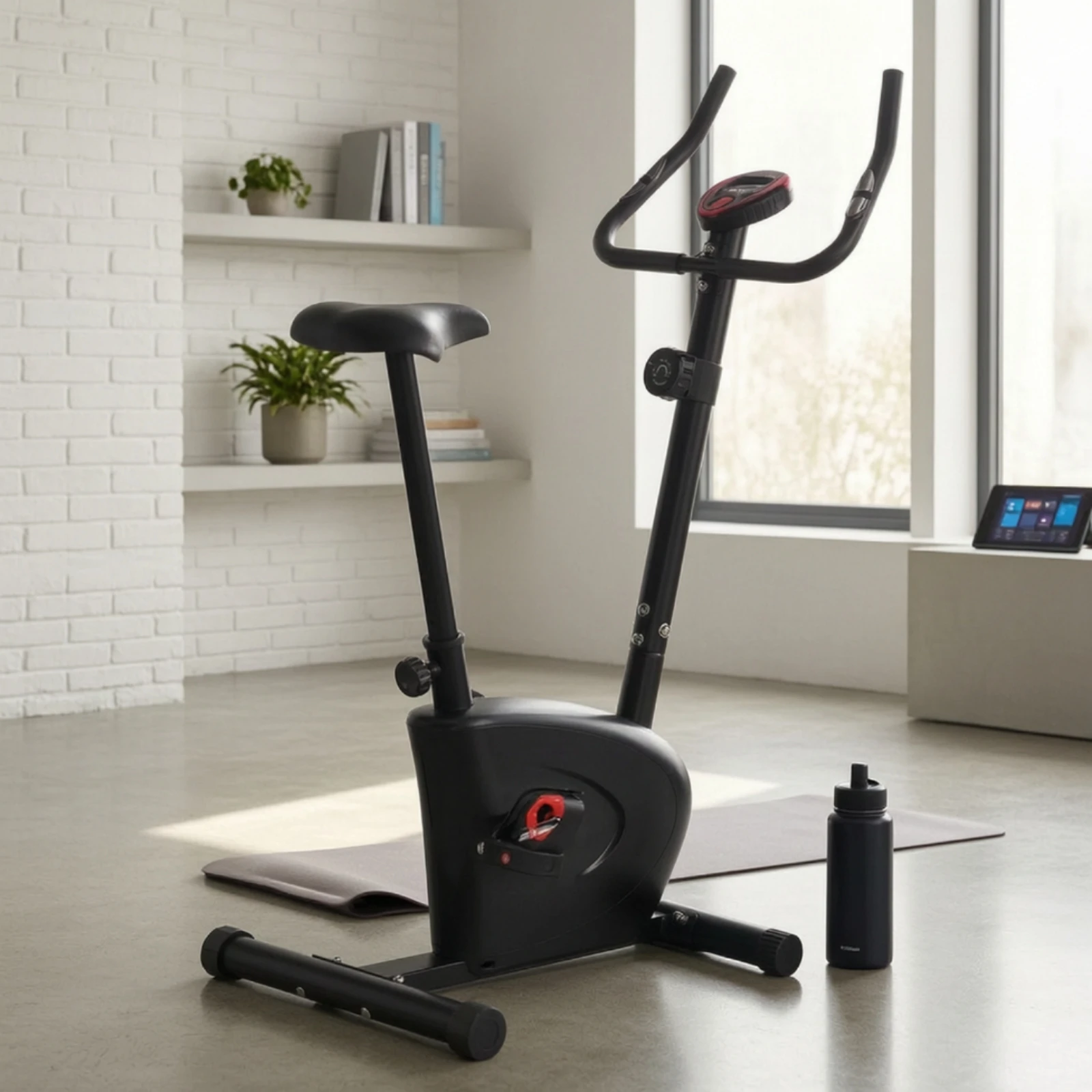 Home Gym No Equipment - Электромагнитный велотренажер с ременным приводом, вертикальный,