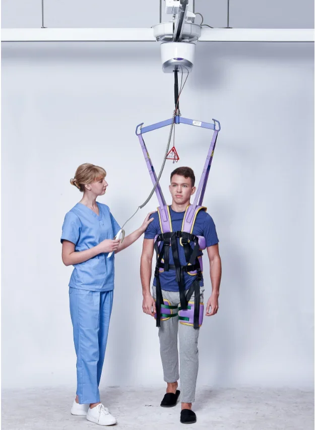 Humaneotec Barrier-Free Hospital Ceiling Lift For Transfer And Walk Exercise Sky Track Used in