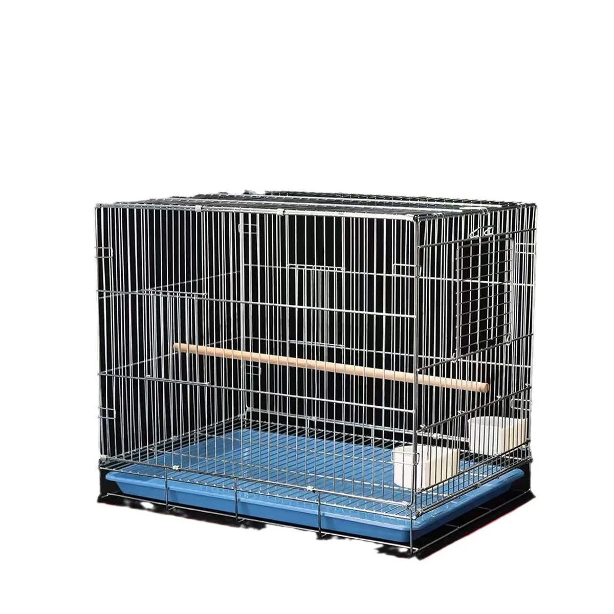 

Budgerigar bird cage medium and large electroplated starling peony Xuanfeng bold breeding folding metal breeding bird cage