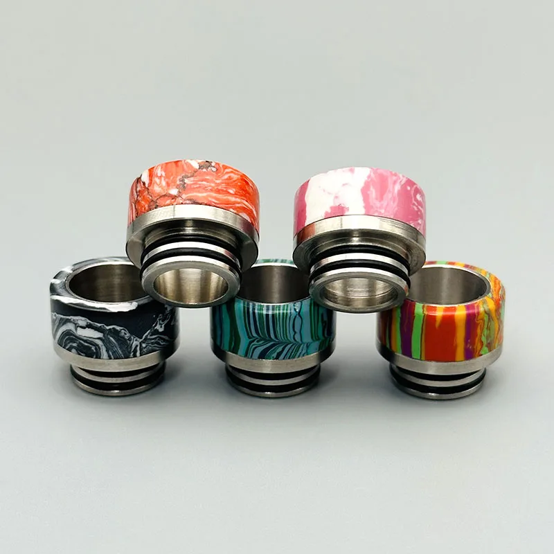 DSX 810 Resin Mouthpiece Stainless Steel 810 Wide Bore Drip Tips For zeus x rta Kylin Mini V2 RTA RDA Atomizer RTA RBA Blaze RTA
