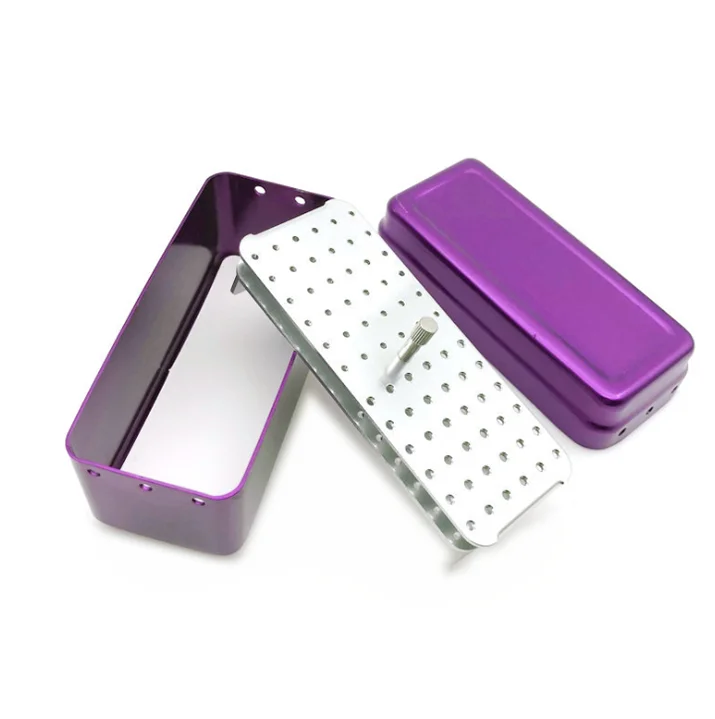 

High Quality 72 Hole Bur Blocks Autoclavable Disinfection Holder Box